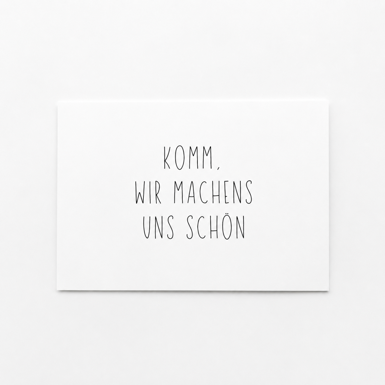 Postkarte SCHÖN