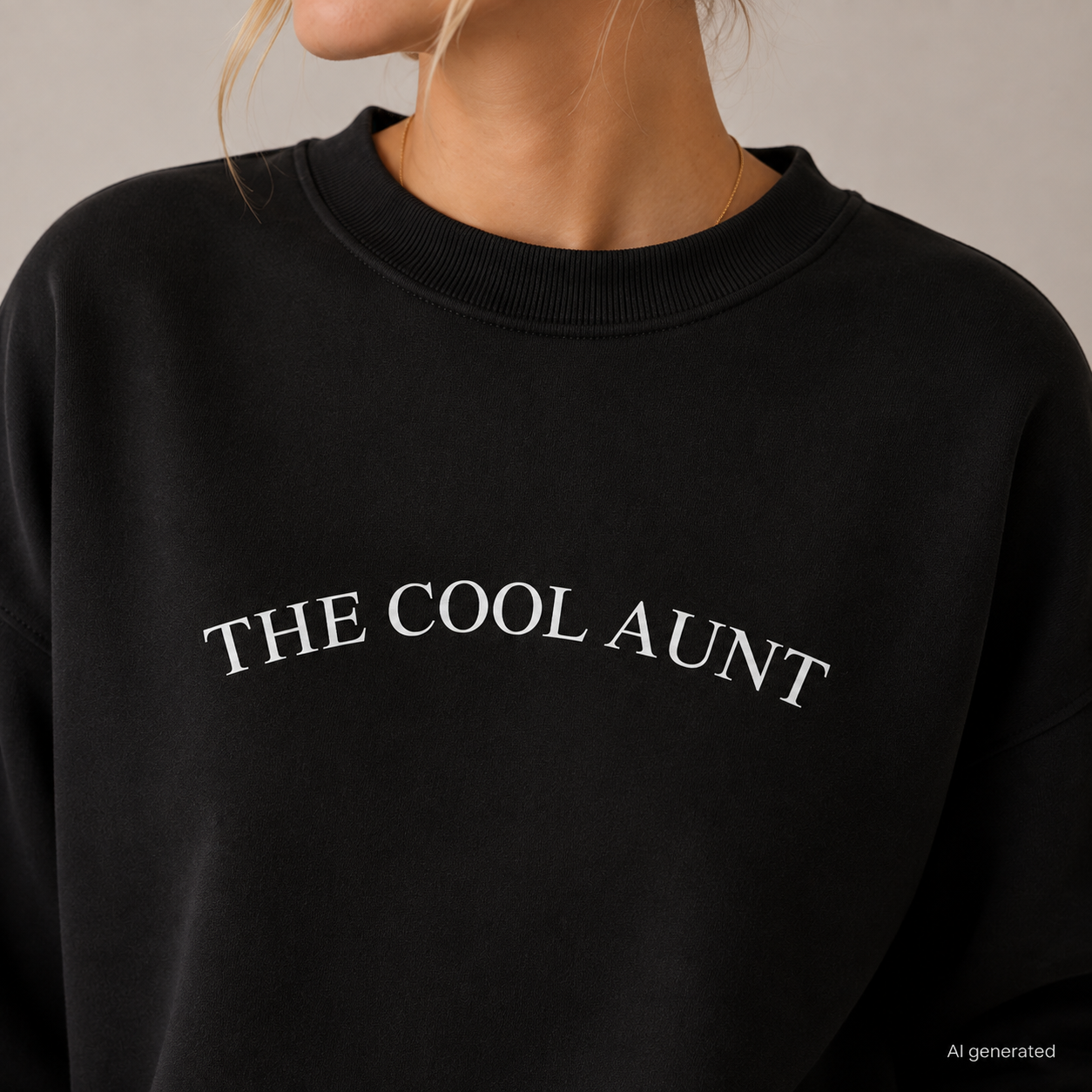 Ladys Sweater THE COOL AUNT