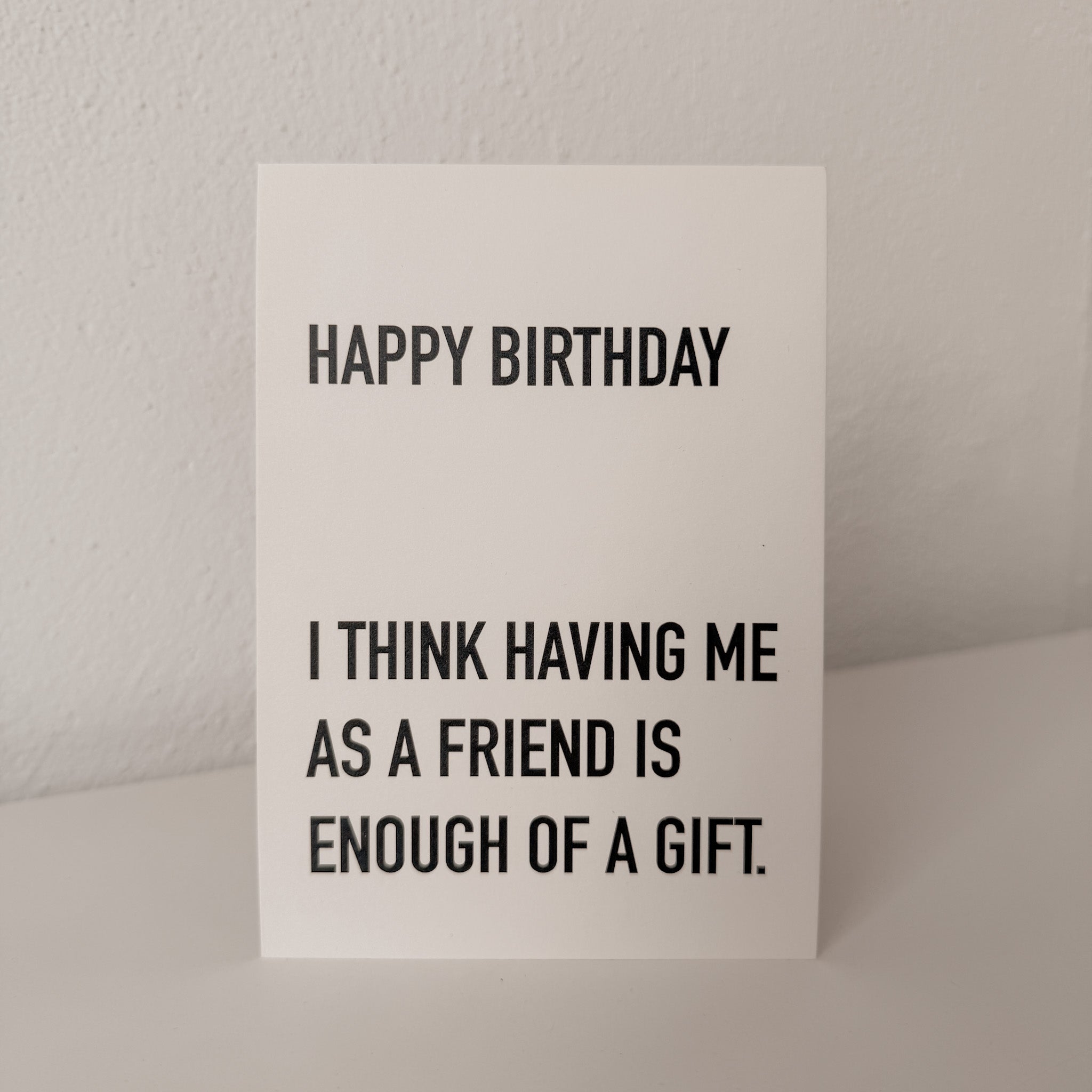 Postkarte Happy Birthday Friend