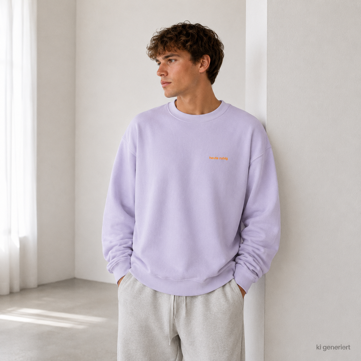 Oversized Unisex Sweater HEUTE RUHIG