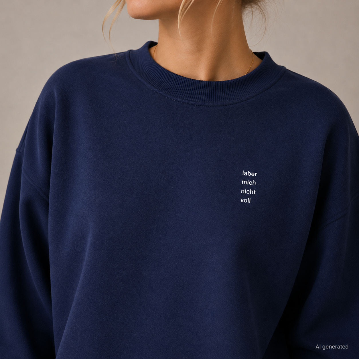 Ladys Sweater LABER MICH NICHT VOLL