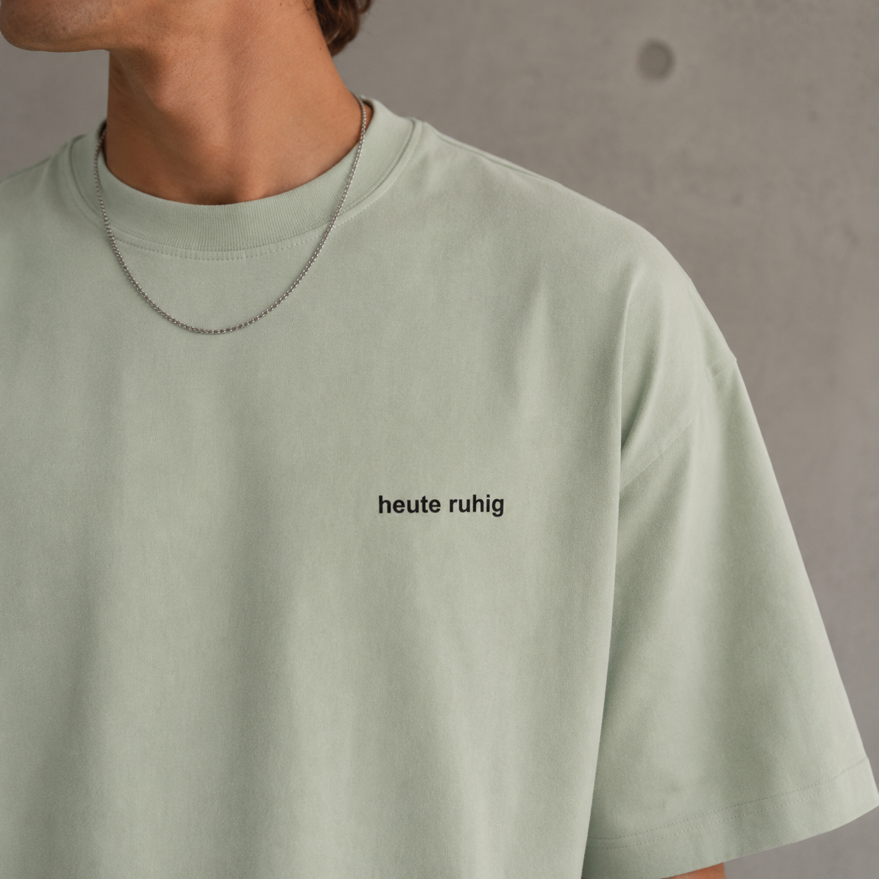 Oversized Unisex Shirt HEUTE RUHIG