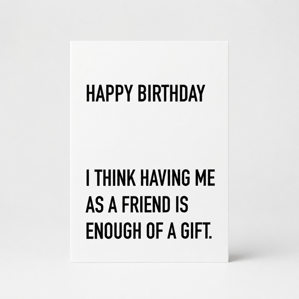 Postkarte BIRTHDAY FRIEND
